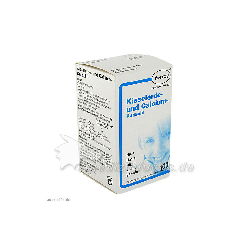 KIESELERDE U CALCIUM KAPS, 160 ST – PZN 3410709