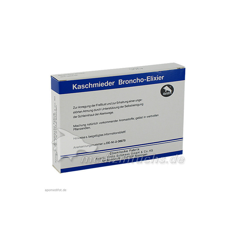 Kaschmieder Broncho-Elixier VET, 6X18 ML – PZN 4073042