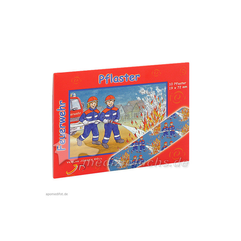 KINDERPFLASTER FEUERWEHR - BRIEFCHEN, 10 ST – PZN 9078311