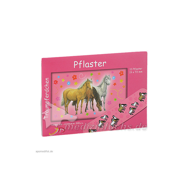 KINDERPFLASTER TRAUMPFERDCHEN - BRIEFCHEN ROT, 10 ST – PZN 9078110