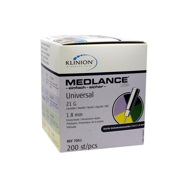 KLINION Medlance plus Universal Lanzetten 21 G, 200 ST – PZN 1162437