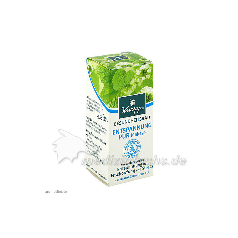 Kneipp Gesundheitsbad Entspannung Pur Melisse, 20 ML – PZN 834024