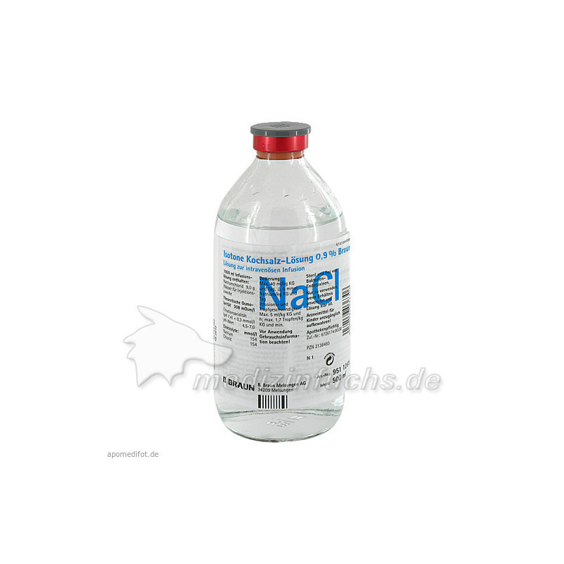 KOCHSALZ 0.9% ISOTON GL, 500 ML – PZN 2138493