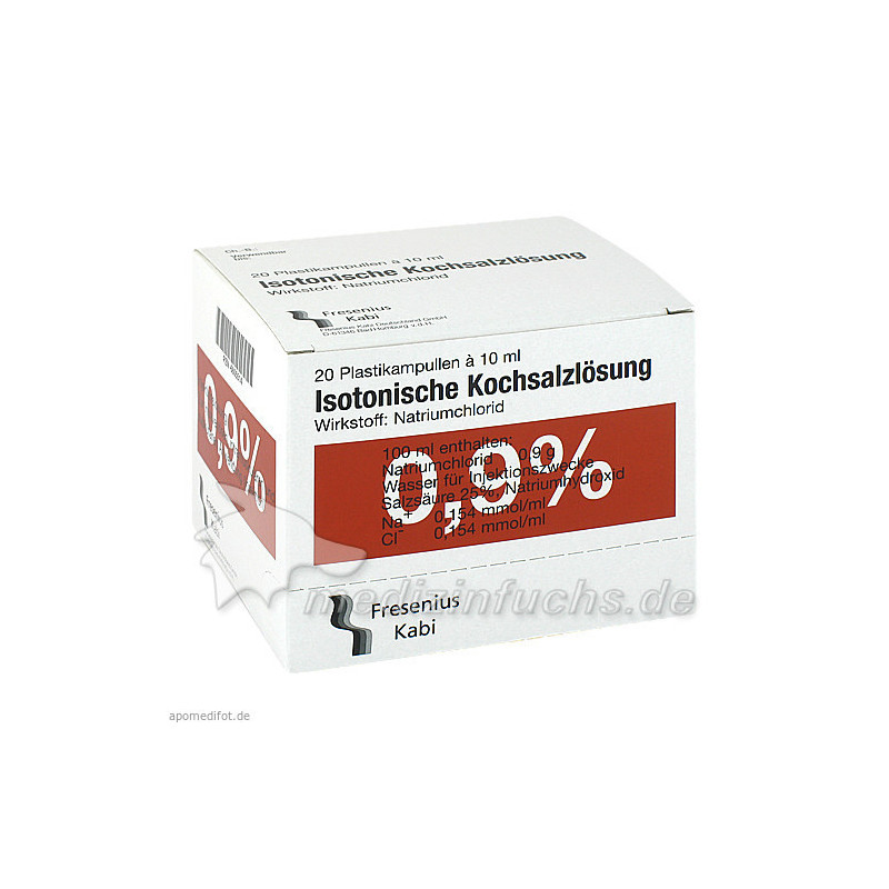 KOCHSALZ 0.9% ISOTON PL, 20X10 ML – PZN 6605514