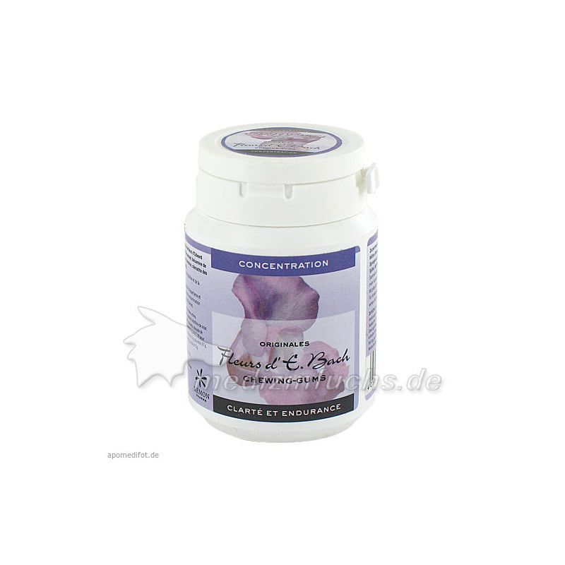 KONZENTRATION Kaugummi nach Dr. Bach, 40 ST – PZN 3629655