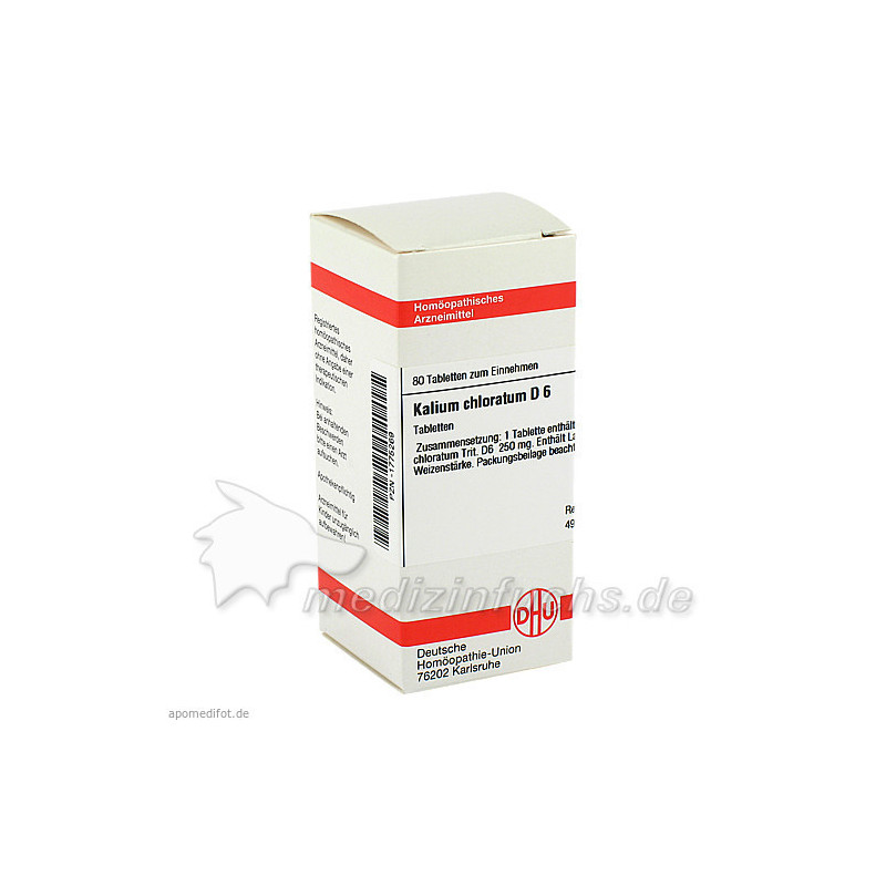 KALIUM CHLORAT D 6, 80 ST – PZN 1775269
