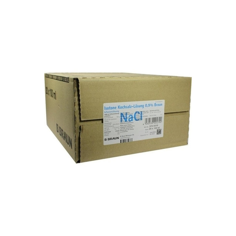KOCHSALZLOESUNG 0.9% GL KL, 20X100 ML – PZN 4272994