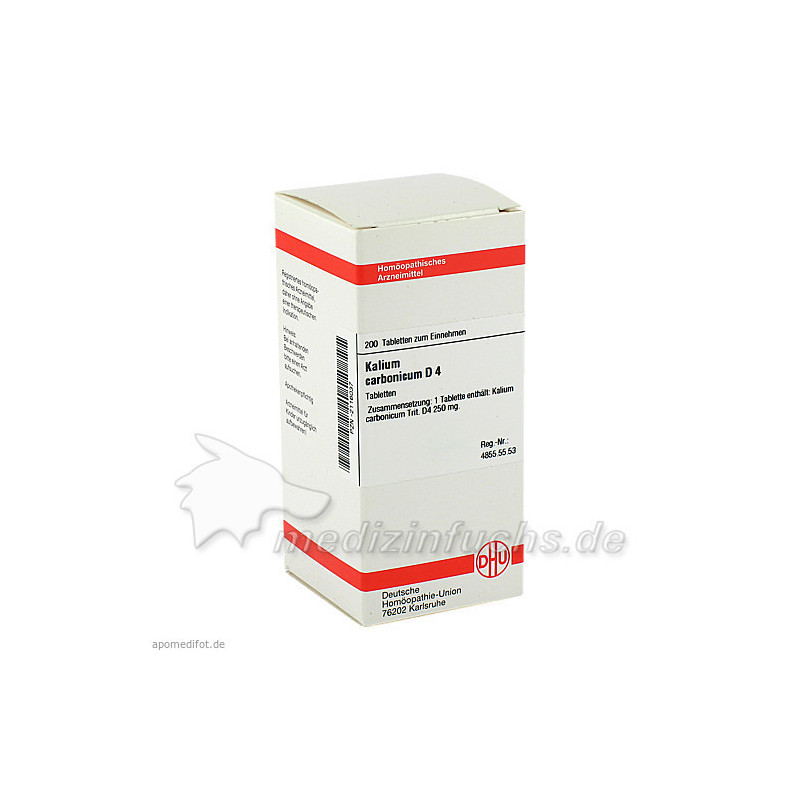 KALIUM CARB D 4, 200 ST – PZN 2116037