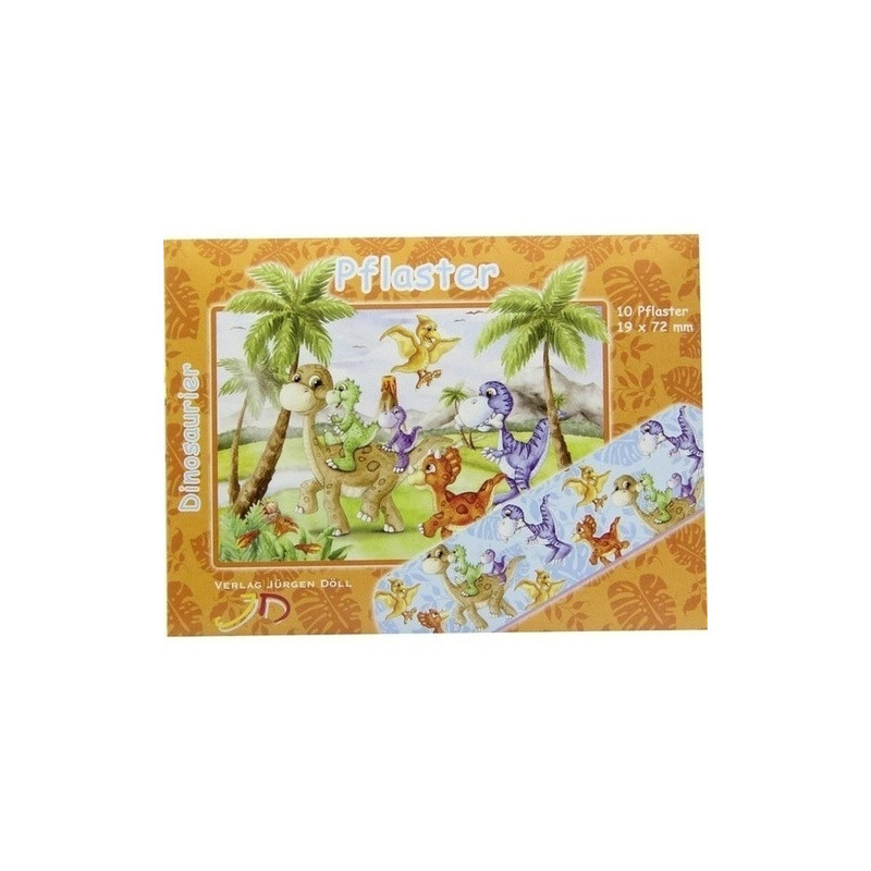 KINDERPFLASTER DINOSAURIER - BRIEFCHEN, 10 ST – PZN 9078222