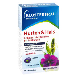 Klosterfrau Broncholind Husten&hals 2-phas.lut.t. (20 stk) – PZN 10390019