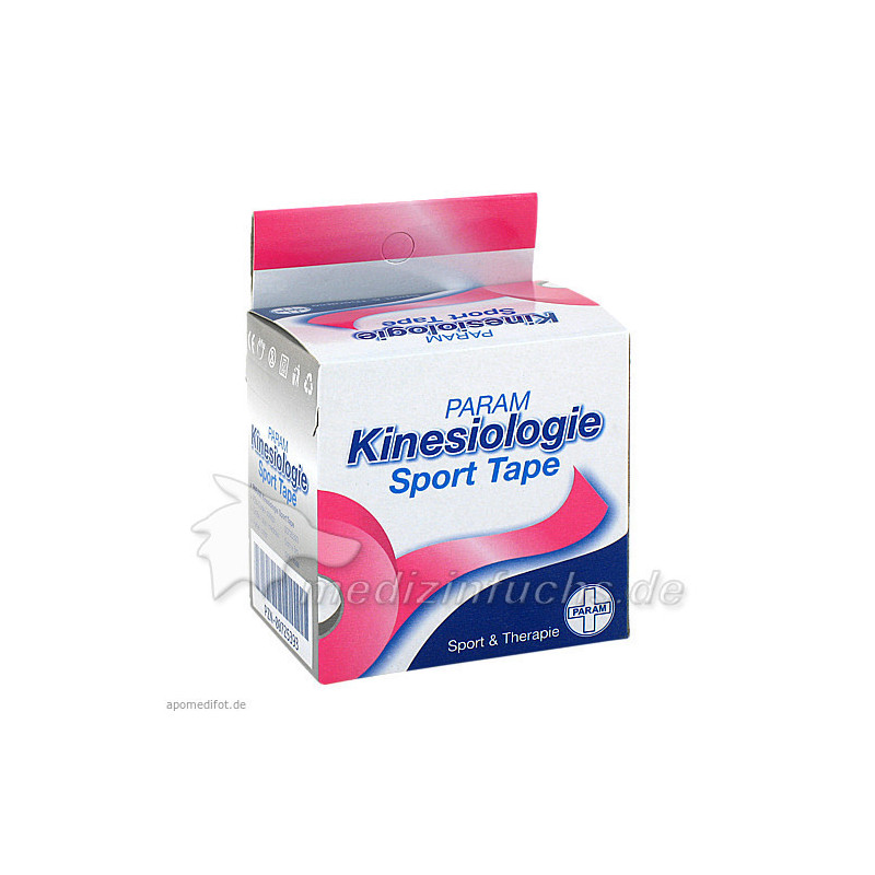 Kinesiologie Sport Tape 5cmx5m Pink, 1 ST – PZN 725393