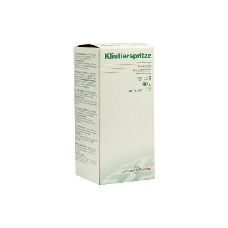 KLISTIERSPRITZE Gr.5 Inhalt 90 ccm, 1 ST – PZN 1603551