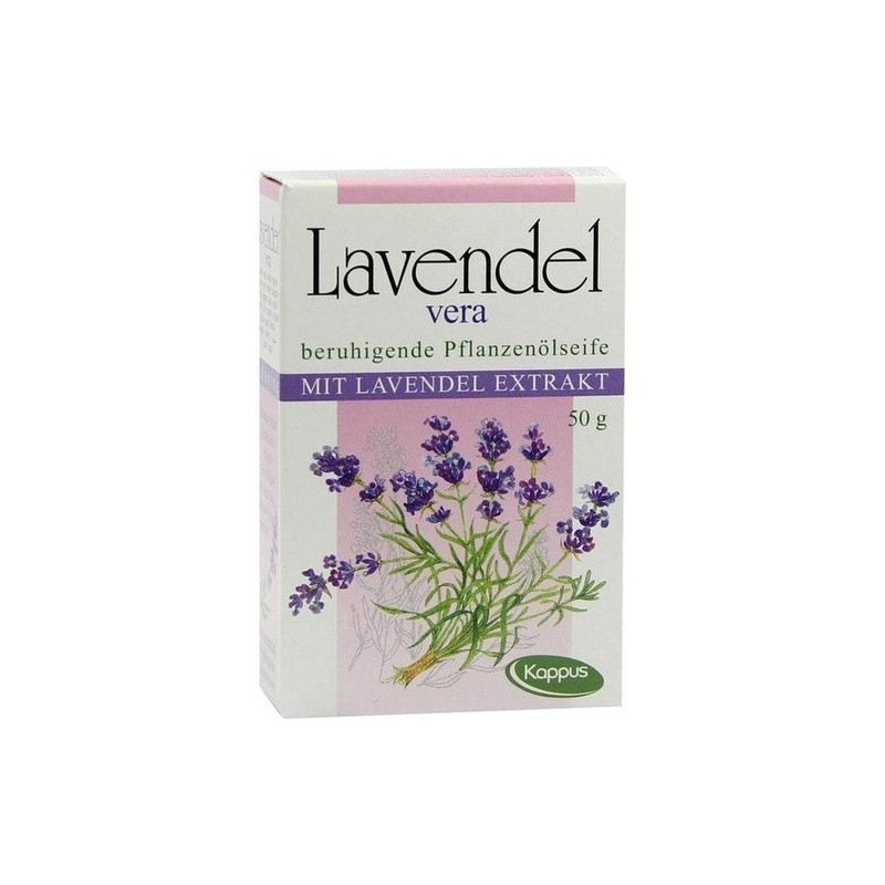 Kappus Lavendel Vera Pflanzenölseife, 50 G – PZN 2485616