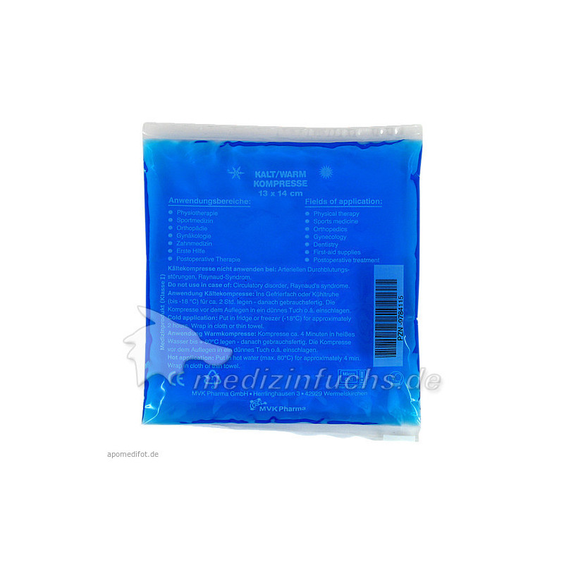 Kalt / Warm Kompresse 13x14cm, 1 ST – PZN 9784115