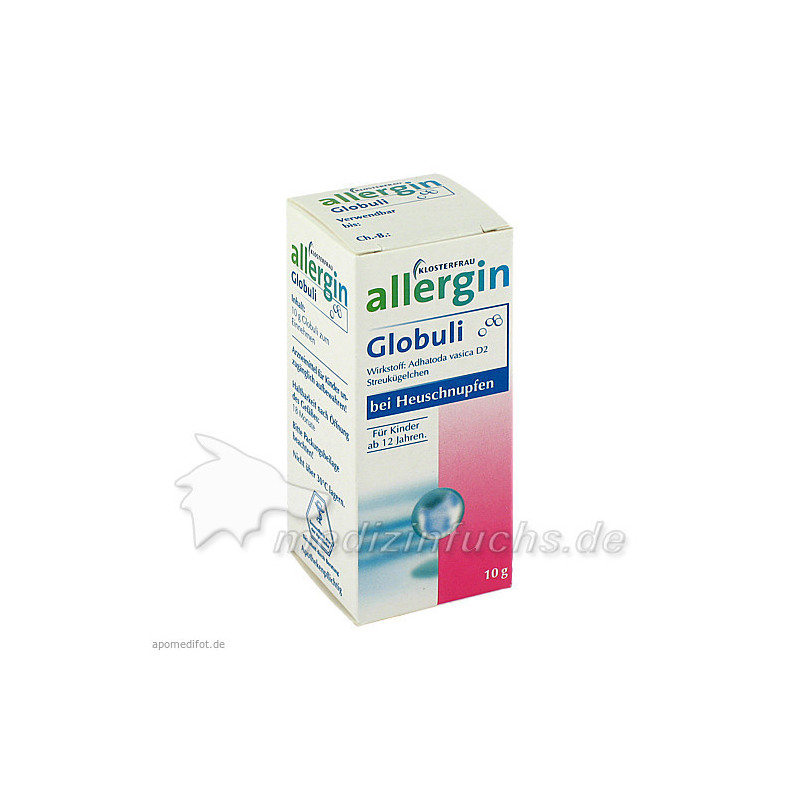 Klosterfrau Allergin Globuli, 10 G – PZN 4629775