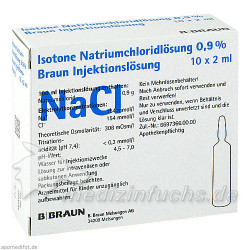 KOCHSALZ 0.9% ISOTON, 10X2 ML – PZN 808558