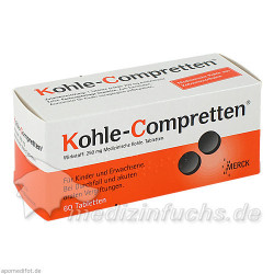KOHLE COMPRETTEN, 60 ST – PZN 4420093