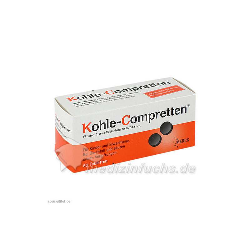 KOHLE COMPRETTEN, 60 ST – PZN 4420093