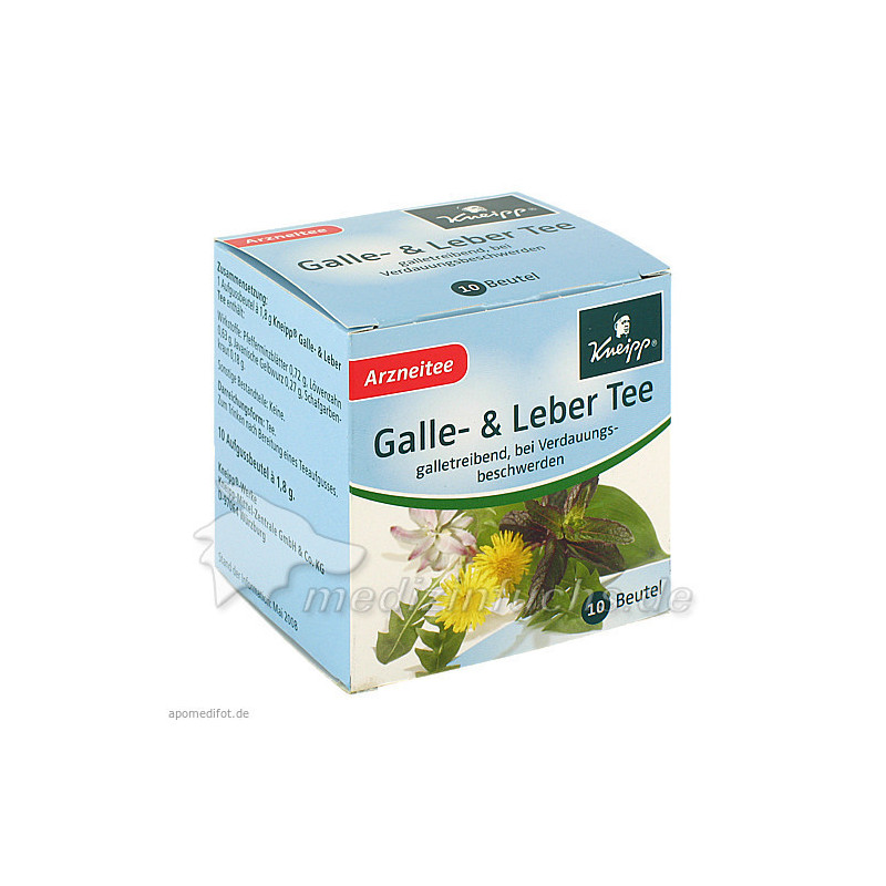 KNEIPP Galle- und Lebertee, 10 ST – PZN 3073850