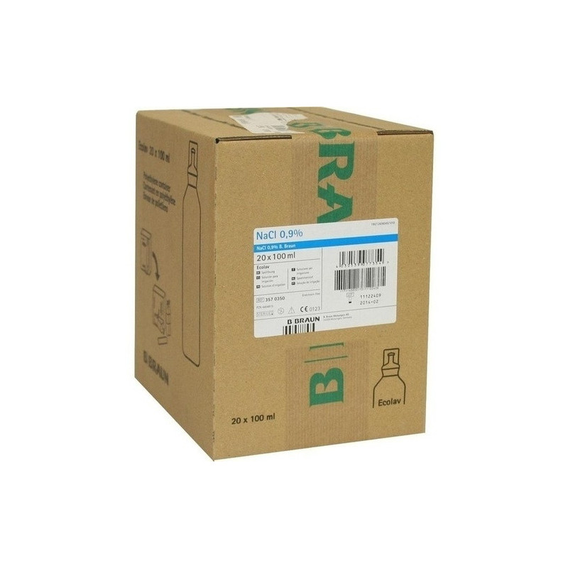 Kochsalzlösung 0.9% B.Braun Spüllsg. Ecolav, 20X100 ML – PZN 4454815