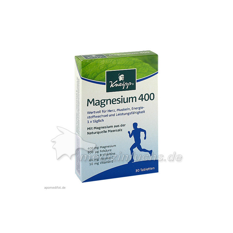 Kneipp Magnesium 400, 30 ST – PZN 4965728