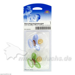 Kirschsauger Latex Gr.1 0-6 Monate flieder/grün, 2 ST – PZN 3045954