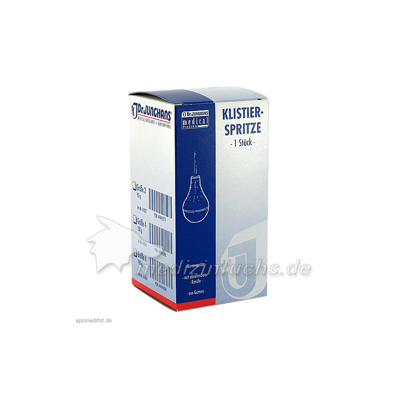 Klistierspritze Gr.6 190g birnenförmig, 1 ST – PZN 4444604