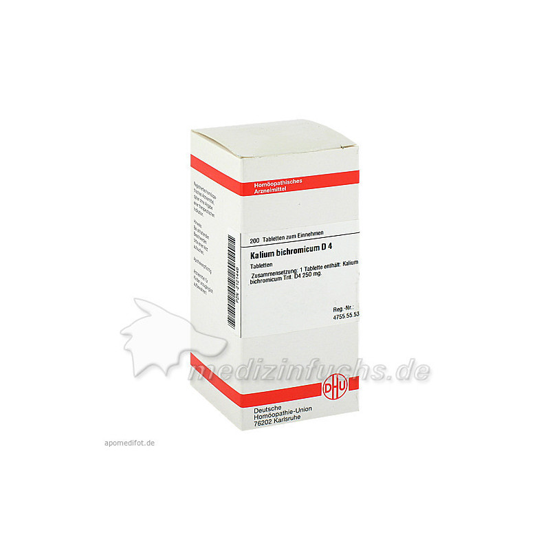 KALIUM BICHROM D 4, 200 ST – PZN 2121446