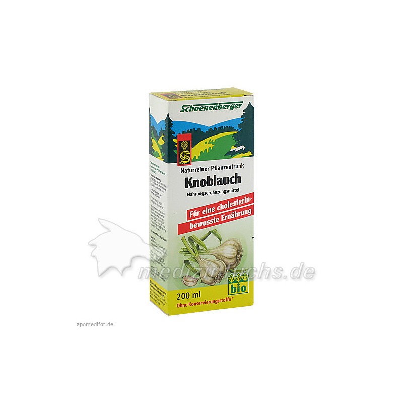 KNOBLAUCH NATURREINER PFLANZENTR. SCHOENENBERGER, 200 ML – PZN 1159487