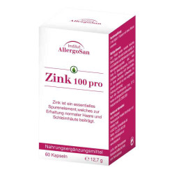 Allergosan Zink 100 pro Kapseln (60 stk) – PZN 11118029
