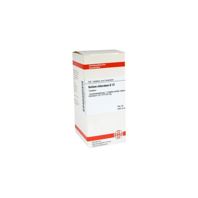 Kalium Chloratum D 12 Tabletten (200 stk) – PZN 4222921