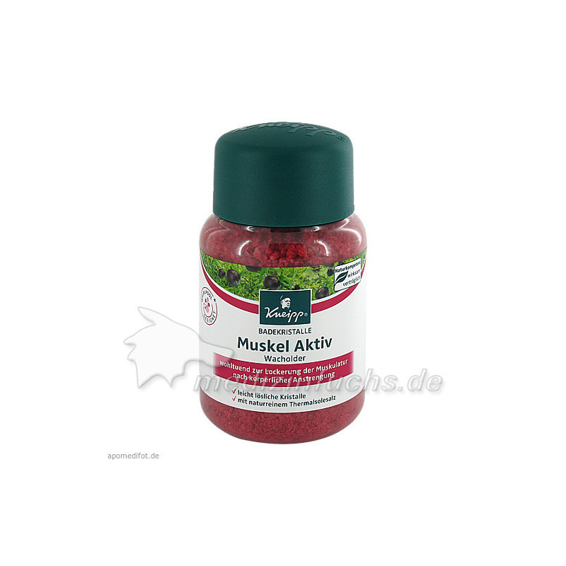 Kneipp Badekristalle Muskel Aktiv Wacholder, 500 G – PZN 694764