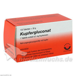 Kupfergluconat, 100 ST – PZN 4222499