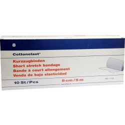 Kurzzugbin Cottonelast 8cmx5m, 10 ST – PZN 1601173