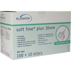 KLINION Soft fine plus Pen-Nadeln 10mm 29 G 0,33mm, 110 ST – PZN 9166268