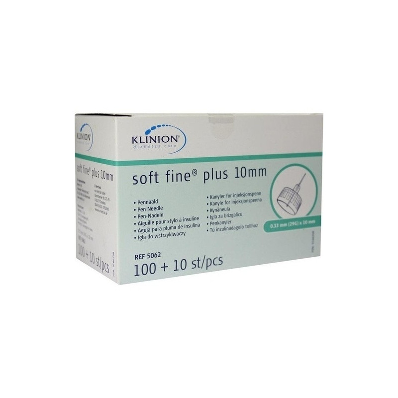 KLINION Soft fine plus Pen-Nadeln 10mm 29 G 0,33mm, 110 ST – PZN 9166268