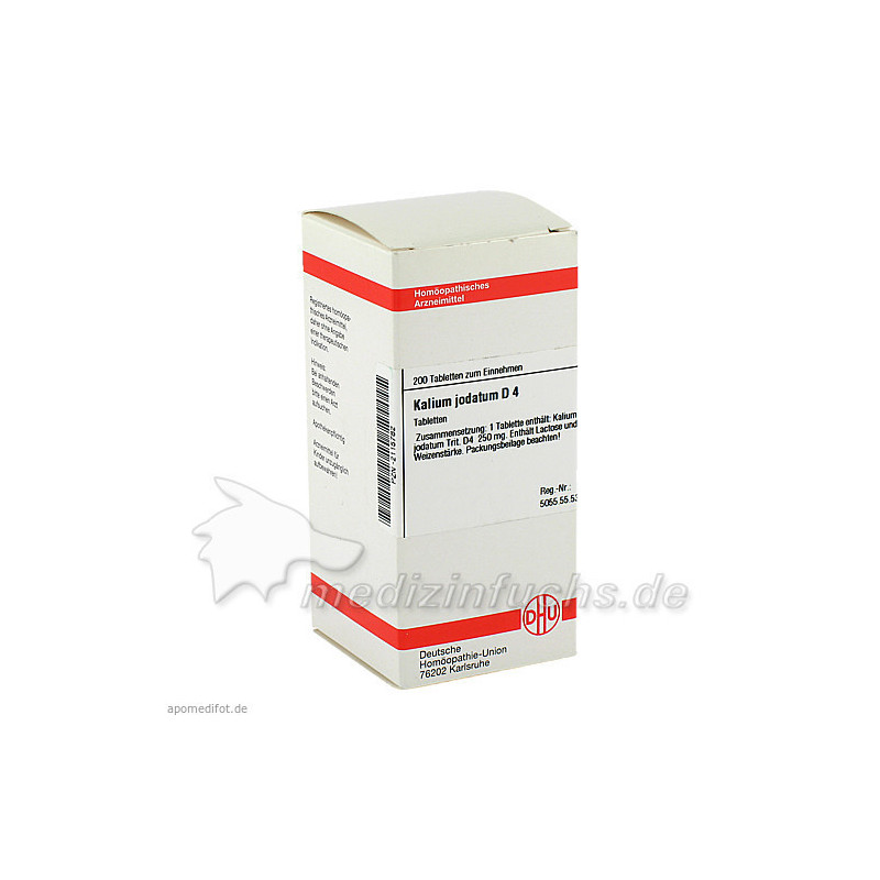 KALIUM JODAT D 4, 200 ST – PZN 2115782