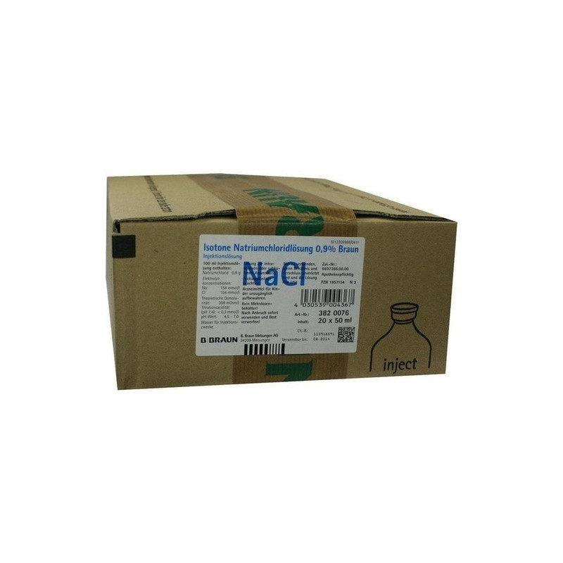 KOCHSALZ 0.9% ISOTON, 20X50 ML – PZN 1957154