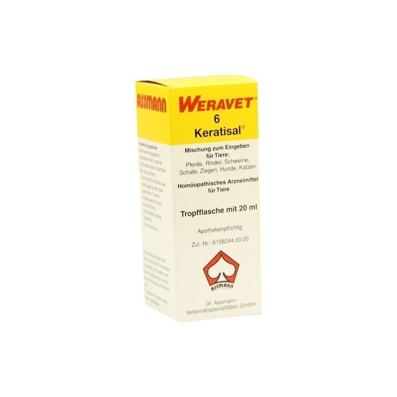 KERATISAL 6 Tropfen vet., 20 ML – PZN 2538465