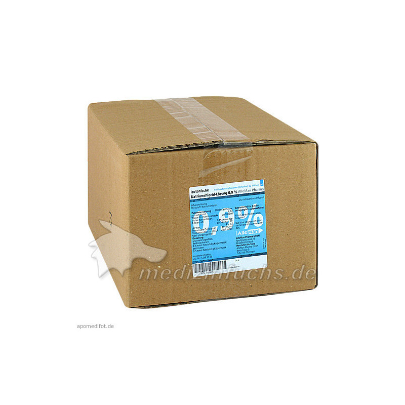 Kochsalzlösung 0.9% Plastik, 10X100 ML – PZN 878352