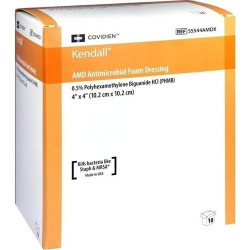 Kendall AMD Schaumverband 10x10cm m.PHMB, 10 ST – PZN 1875574