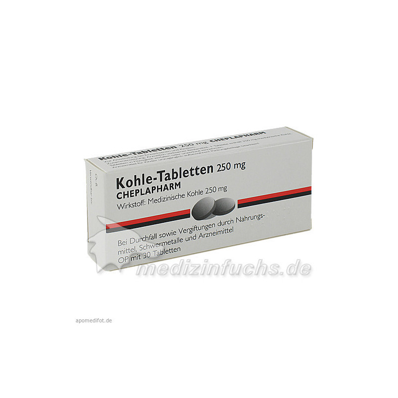 KOHLE TABLETTEN, 30 ST – PZN 4257380