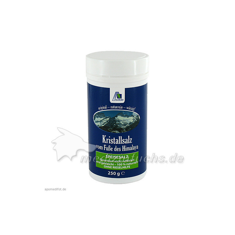 Kristallsalz Speisesalz Streuer, 250 G – PZN 6138202