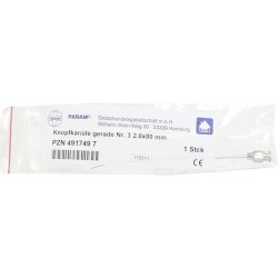 KNOPFKANUELE GERADE NR 3 2.0X80, 1 ST – PZN 4917497