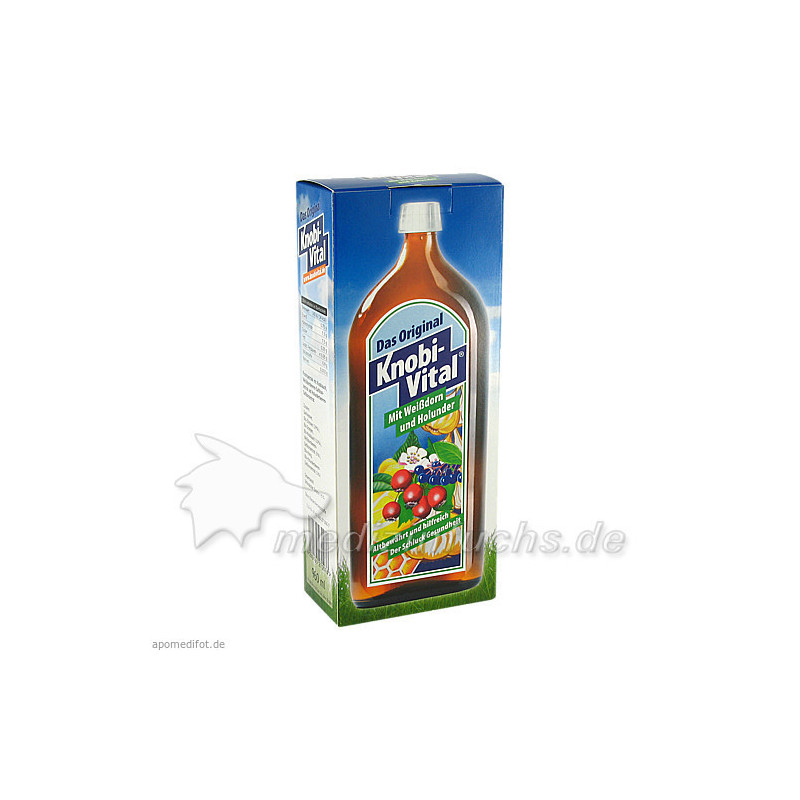 KnobiVital mit Weißdorn + Holunder, 960 ML – PZN 7748552