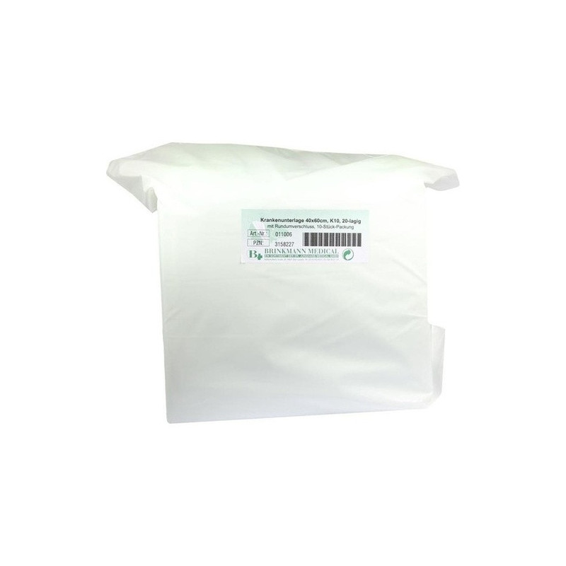 Krankenunterlage BRI K10 40X60cm 20-lagig, 10 ST – PZN 3158227