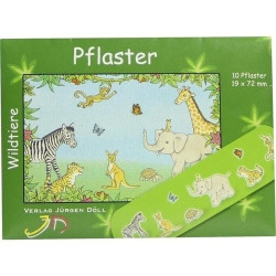 KINDERPFLASTER WILDTIERE - BRIEFCHEN, 10 ST – PZN 9078162
