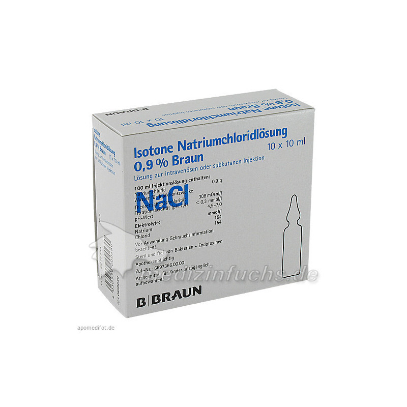 KOCHSALZ 0.9% ISOTON, 10X10 ML – PZN 808630