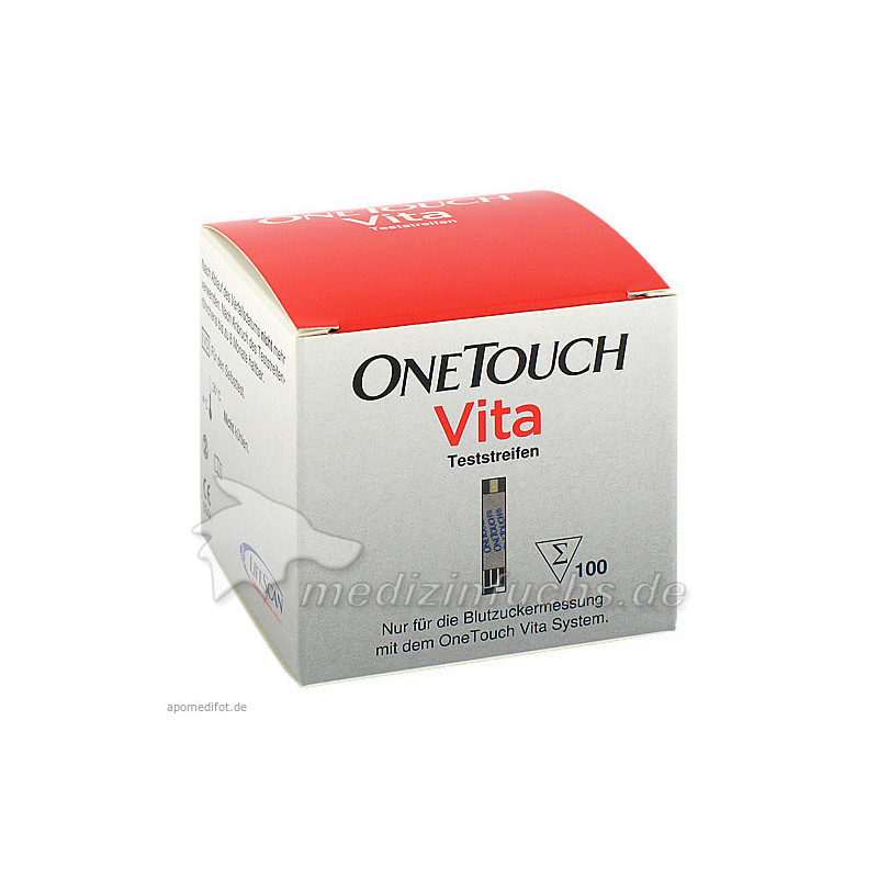 One Touch Vita Teststreifen, 100 ST – PZN 125888