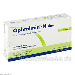 Ophtalmin N sine, 20X0.5 ML – PZN 275412